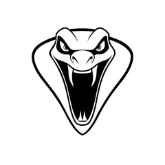 vector illustration of a cartoon snake