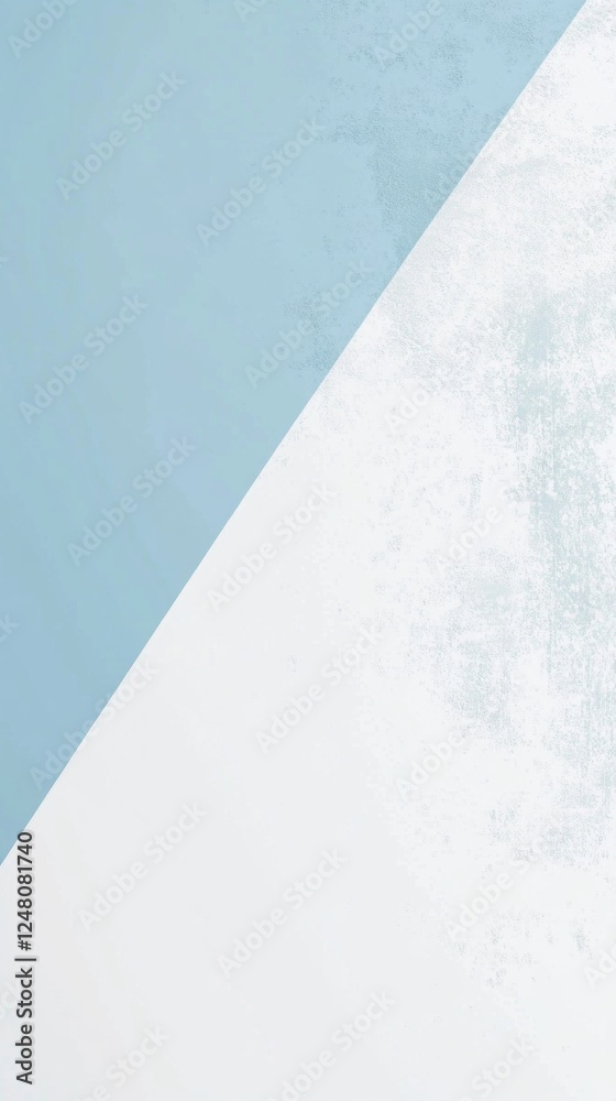 Poster Soft hues of white and blue create a calming atmosphere with a minimalistic design. The fabric texture adds subtle depth, perfect for enhancing any digital interface elegantly