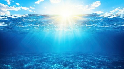 Fototapeta premium Sunlight Underwater