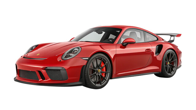 porsche gt3 red sports car