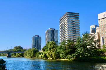 北上川・ビル（岩手県・盛岡市）