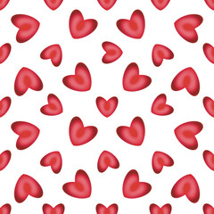 Heart Shape, Festival of Love, Beautiful Red Heart Shape, Printed Pattern, Cover, Wrap, Pattern on Product, Gift Wrapping Paper Pattern.