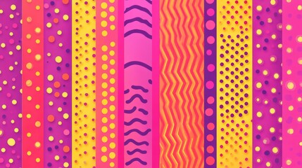 Vibrant Vertical Stripe Pattern Design Textile Fabric Print Summer Fashion Bold Geometric Texture Background