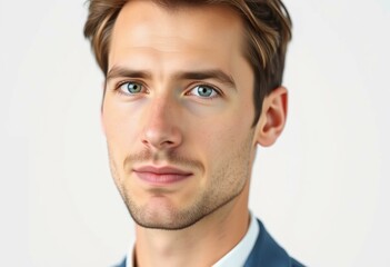 Male portrait with neutral expression