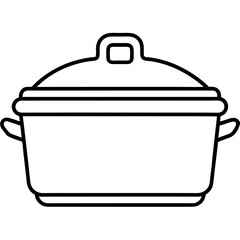 cooking pot vector illustration