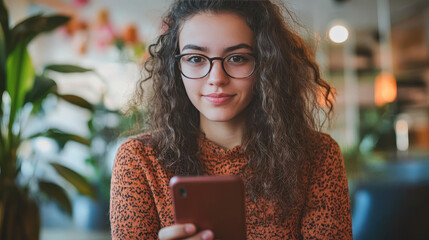 Social media marketing, viral mms, vector isometric concept. 3D mobile phone screen with large magnet attracting social media content icons, like and followers, chat messages, ultraviolet app web page