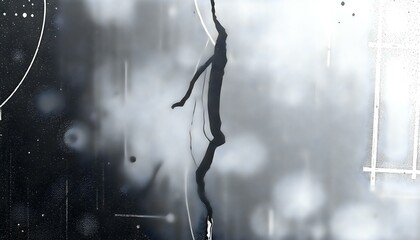 Abstract Monochrome Art