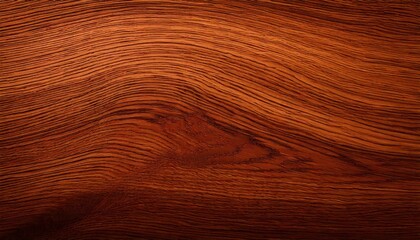Naklejka premium Elegant wood grain background showcasing rich, warm tones and intricate textures, perfect for design projects or artistic inspiration, embodying nature's beauty in a polished finish.