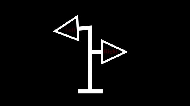 icon, vector, arrow, isolated, illustration, road, arrows, black, success, graphic, street, sign, strategy, print, traffic, decision, pointer, choice, solution, junction, forward, right, option, direc