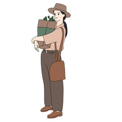 man with briefcase