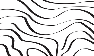 Abstract line wavy background vector