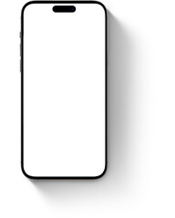 iphone screen mockup with shadow