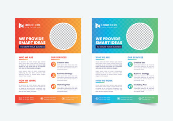 Creative Business Flyer Template | CMYK | US Letter | Print Ready | 0.125 Bleed
