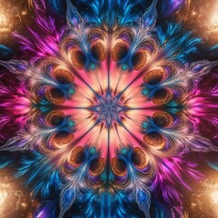 Vibrant Abstract Background with Dynamic Patterns	