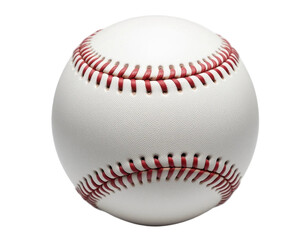 Baseball isolated on white with clipping path