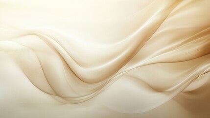 Abstract Beige Blur Clipart with Soft Gradient and Smooth Tones Creating a Minimalist and Elegant Aesthetic Background.