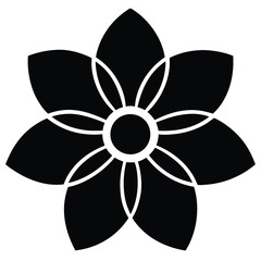 This is a simple vecot flowes with illustration design,flower icon,flower silheoutes