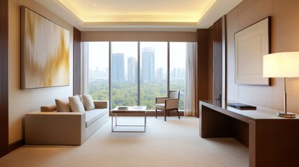 Lavish Executive Suite with Modern Design and Scenic View