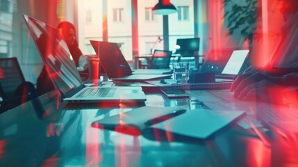 Brainstorming session on a whiteboard in a collaborative workspace. Bright and open design with creative decor elements and modern furnishings highlighting team collaboration and innovation.