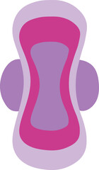 Feminine Hygiene Sanitary Pad Vector Illustration