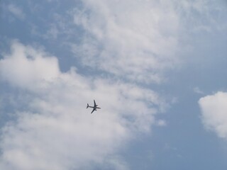 airplane in the sky