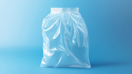 Realistic plastic polyethylene bag vector illustration. Realistic mock up. Template of plastic, nylon bag with zip lock set