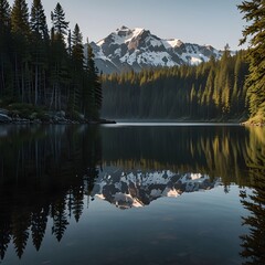 reflection in the lake
