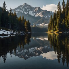 lake in the mountains