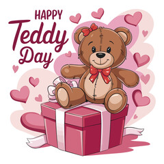 Happy Valentine's Day, Rose Day, Propose Day, and Teddy Day cards.