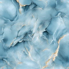 Fototapeta premium Blue Marble Texture with Golden Veins and Natural Abstract Patterns