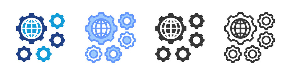 Dynamic resource icon set multiple style collection