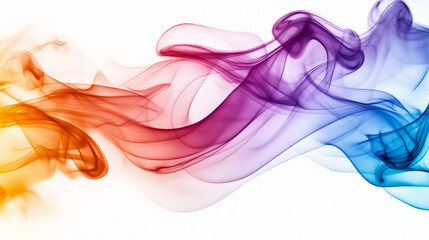 Fototapeta premium Abstract vector colorful background with transparent smoke