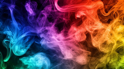 Obraz premium Abstract vector colorful background with transparent smoke