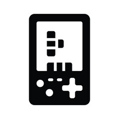 A portable gaming console for playing video games on the go