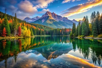 Obraz premium Rule of thirds elevates nature photography; create artistic triptychs through digital manipulation.