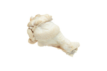  boiled chicken drumstick isolated on a transparent background