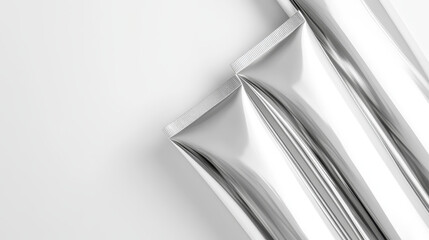 Cosmetic cream tubes set isolated on white background. Vector realistic illustration of silver plastic package for body lotion, toothpaste, shampoo, medical ointment with blank cap, branding mockup