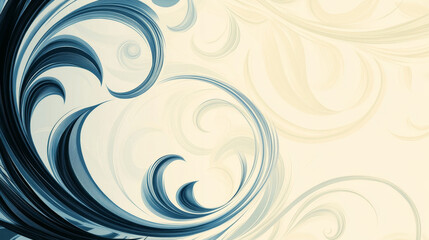 Abstract vector background with curls. Can be used for greeting cards, invitations, business cards.