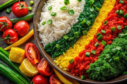 Taste the Congo: Pan-African flavors explode in vibrant flag-inspired cuisine.