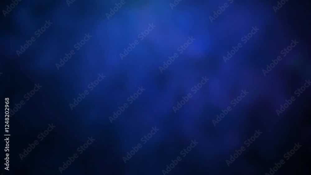 Wall mural loopable glowing blue blurred background with smooth flowing amorphous patterns and subtle motion ef