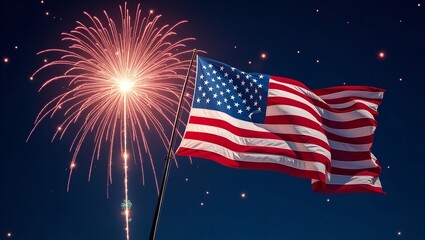  Representaci&oacute;n de la Bandera Estadounidense para la Celebraci&oacute;n del D&iacute;a Nacional de la Lealtad