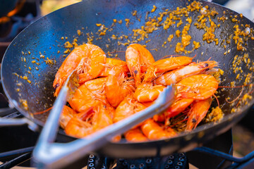 ハワイ　ガーリックシュリンプ