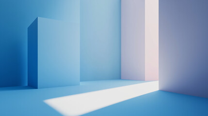 Fototapeta premium empty white room
