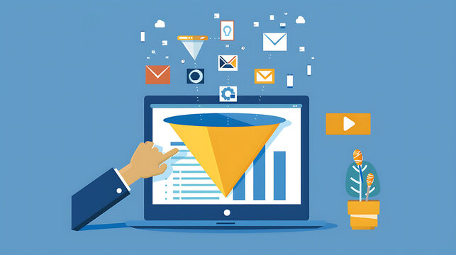 The hands of a businessman sketching the affiliate marketing concept