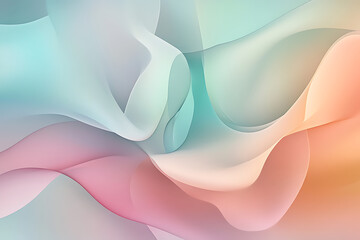 Fototapeta premium Abstract smooth gradient background with vibrant color blend and dreamy aesthetic