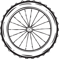 Minimalist Black Bicycle Icons: Perfect for Your Design Needs