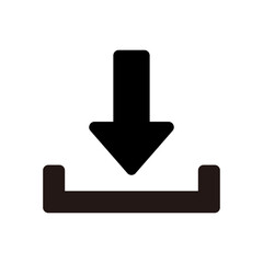 ダウンロードのアイコンイラスト