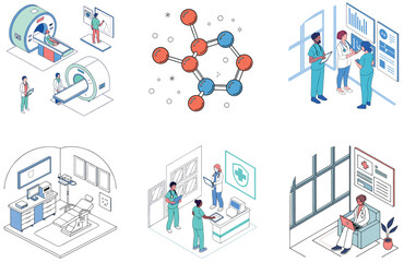 Sterile Medicine Bundle: A Pharmaceutical Collection Illustrations