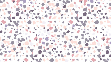 テラゾー柄のシームレスパターン　くすみカラー
Terrazzo seamless pattern dull color