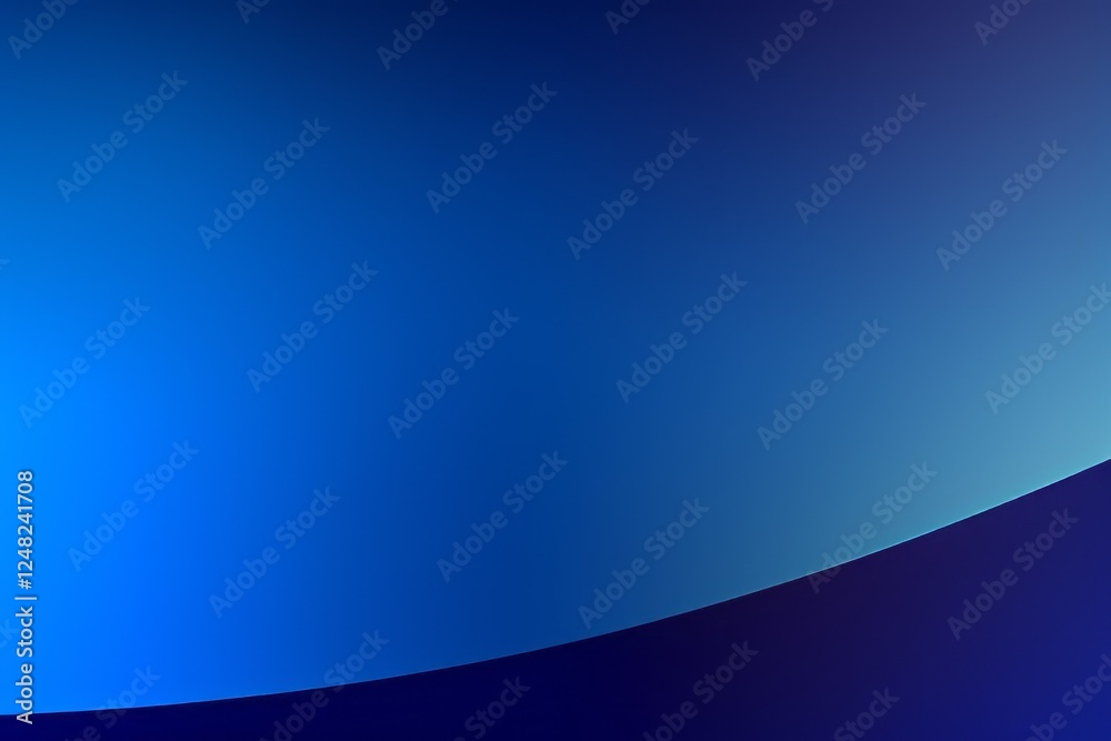 Poster gradient background with smooth blue tones creating a calming visual effect for design and presentat